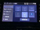 FM,AM、フルセグテレビ、メディアプレイヤーの接続、ブルートゥースオーディオなどが楽しめます。