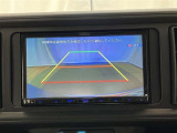 バックモニターで、後方を確認しながら安心して駐車することができます。運転初心者も熟練者も必須の機能ですよ!