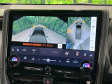 【パノラミックビューモニター】専用のカメラにより、上から見下ろしたような視点で360度クルマの周囲を確認することができます☆死角部分も確認しやすく、狭い場所での切り返しや駐車もスムーズに行えます。
