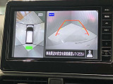 【アラウンドビューモニター】車を上から見下ろしているかのような映像で周囲の状況がひと目で確認、狭い駐車場に駐車するときも安心です♪