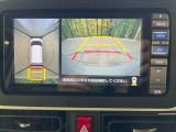 【パノラマモニター】専用のカメラにより、上から見下ろしたような視点で360度クルマの周囲を確認することができます☆死角部分も確認しやすく、狭い場所での切り返しや駐車もスムーズに行えます。