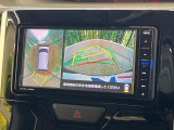 【パノラマモニター】専用のカメラにより、上から見下ろしたような視点で360度クルマの周囲を確認することができます☆死角部分も確認しやすく、狭い場所での切り返しや駐車もスムーズに行えます。