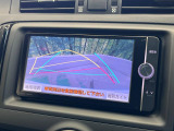 【バックカメラ】駐車時に後方がリアルタイム映像で確認できます。大型商業施設や立体駐車場での駐車時や、夜間のバック時に大活躍!運転スキルに関わらず、今や必須となった装備のひとつです!