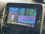 【アラウンドビューモニター】専用のカメラにより、上から見下ろしたような視点で360度クルマの周囲を確認することができます☆死角部分も確認しやすく、狭い場所での切り返しや駐車もスムーズに行えます。