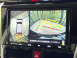 【パノラミックビューモニター】専用のカメラにより、上から見下ろしたような視点で360度クルマの周囲を確認することができます☆死角部分も確認しやすく、狭い場所での切り返しや駐車もスムーズに行えます。