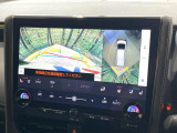 【パノラミックビューモニター】専用のカメラにより、上から見下ろしたような視点で360度クルマの周囲を確認することができます☆死角部分も確認しやすく、狭い場所での切り返しや駐車もスムーズに行えます。
