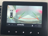 【アラウンドビューモニター】車を上から見下ろしているかのような映像で周囲の状況がひと目で確認、狭い駐車場に駐車するときも安心です♪