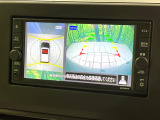 【アラウンドビューモニター】専用のカメラにより、上から見下ろしたような視点で360度クルマの周囲を確認することができます☆死角部分も確認しやすく、狭い場所での切り返しや駐車もスムーズに行えます。