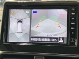 【アラウンドビューモニター】車を上から見下ろしているかのような映像で周囲の状況がひと目で確認、狭い駐車場に駐車するときも安心です♪♪障害物などがあると警告音がなりますので安心して駐車が出来ます★
