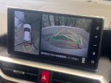 【パノラミックビューモニター】専用のカメラにより、上から見下ろしたような視点で360度クルマの周囲を確認することができます☆死角部分も確認しやすく、狭い場所での切り返しや駐車もスムーズに行えます。