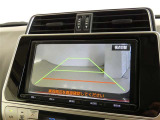 車庫入れの強い味方。後退時の死角をチェックするために便利です。