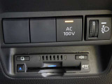 非常時やキャンプなどに役立つAC100Vコンセント付きです。ETCも装備してます。