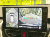 【パノラマモニター】専用のカメラにより、上から見下ろしたような視点で360度クルマの周囲を確認することができます☆死角部分も確認しやすく、狭い場所での切り返しや駐車もスムーズに行えます。