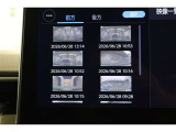 録画した映像はディスプレイオーディオの大画面ですぐに再生、確認できます。