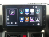 9インチスマホ連携ディスプレイオーディオです。バックカメラも付いて車庫入れ・駐車も安心です。Bluetooth対応機器を登録して音楽を楽しんだりハンズフリー通話が出来て便利です。