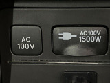 【1500Wアクセサリーコンセント】消費電力1500Wまでの家電が使えます。キャンプやスポーツ・アウトドアでのアクティビティはもちろん、災害・停電の際に大活躍♪