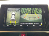【パノラミックビューモニター】専用のカメラにより、上から見下ろしたような視点で360度クルマの周囲を確認することができます☆死角部分も確認しやすく、狭い場所での切り返しや駐車もスムーズに行えます。