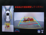 バックガイドモニターを装備しています、車庫入れもラクラクです。パノラミックビューモニターを搭載しています、上からの画像も表示されます。