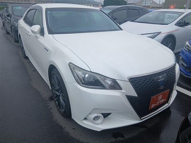 クラウンアスリート ハイブリッド 2.5 S ブラックスタイル 禁煙車 純正8インチナビ ...