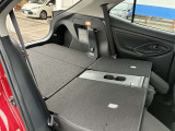 シートが倒せて荷物も楽々