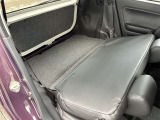 シートが倒せて荷物も楽々