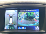 【アラウンドビューモニター】専用のカメラにより、上から見下ろしたような視点で360度クルマの周囲を確認することができます☆死角部分も確認しやすく、狭い場所での切り返しや駐車もスムーズに行えます。