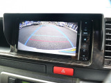 バックカメラで駐車時も安心