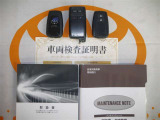 スマートキー&エンジンスターター付。取扱説明書とメンテナンスノートもあります☆品質評価シート付いてます!トヨタ認定中古車ライト!!
