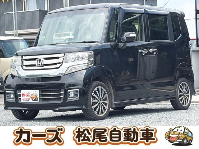 N-BOXカスタム G ターボ Lパッケージ 保証12ヵ月・走行無制限 純正ナビ