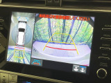 【パノラミックビューモニター】専用のカメラにより、上から見下ろしたような視点で360度クルマの周囲を確認することができます☆死角部分も確認しやすく、狭い場所での切り返しや駐車もスムーズに行えます。