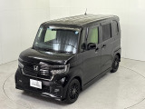 R4年 N-BOXカスタム Lターボ特別仕様車 スタイス+ブラックが入庫しました。純正Gathersメモリーナビ・ミュージックラック・Bluetooth対応・CD/DVD再生・バックカメラ・ETC