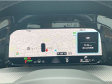 メーターパネルはナビの全面表示もできます。