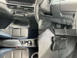 社外ETCは運転席足元に取り付けです。