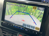 【バックカメラ】駐車時に後方がリアルタイム映像で確認できます。大型商業施設や立体駐車場での駐車時や、夜間のバック時に大活躍!運転スキルに関わらず、今や必須となった装備のひとつです!