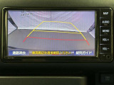 バックモニターで、後方を確認しながら安心して駐車することができます。運転初心者も熟練者も必須の機能ですよ!
