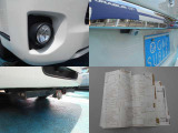 雨や濃霧等で役立つ『フォグランプ』(右取付ガタあり)!!駐車時等に役立つ『バックカメラ』!!トレーラー等牽引に『ヒッチメンバー』(錆有、取外可能)!!記録簿も残っています!!!