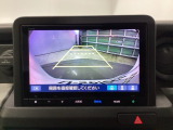 バックモニター付きで、車庫入れやバック時の後方確認をサポート。