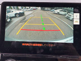バックモニターで車庫入れまどらくらく、高感度カラーカメラですので僅かな光でもくっきりと見え、夜でも安心して駐車出来ます。