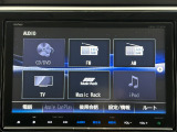 オーディオメニューです。スマートフォンとの連携が可能です♪視認性に優れており、使い勝手も良好です。