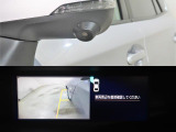 左ドアミラー下部に内蔵のカメラで車両左前方を確認できます!サイドカメラの映像はマルチファンクションディスプレイに映し出します。