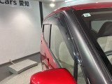 ドアバイザーが付いています。