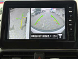 ナビのOPTボタンを二回押すことで運転席からの死角もカバーできます