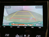 バックギアに入れて頂きますと、この様に後方が映し出されます!最終の確認はご自分の目と耳で必ず行ってください!安全第一で♪