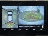 【パノラミックビューモニター】専用のカメラにより、上から見下ろしたような視点で360度車の周囲を確認することができます。