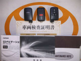 スマートキー&エンジンスターター付。取扱説明書とメンテナンスノートもあります☆品質評価シート付いてます!トヨタ認定中古車ライト!!