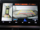 車両を上から見たような映像をディスプレイオーディオ画面に表示するパノラミックビューモニター