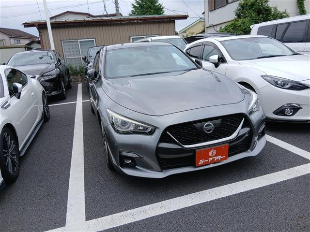 スカイライン 3.0 400R 純正ナビ アラウンドビューモニター シート