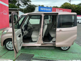 解放部が広いので乗降りがとても楽です。