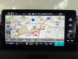 高精細画面で操作がしやすいホンダ純正ナビを装着しています。