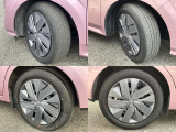 185/60R16 ホイールキャップ仕様です。